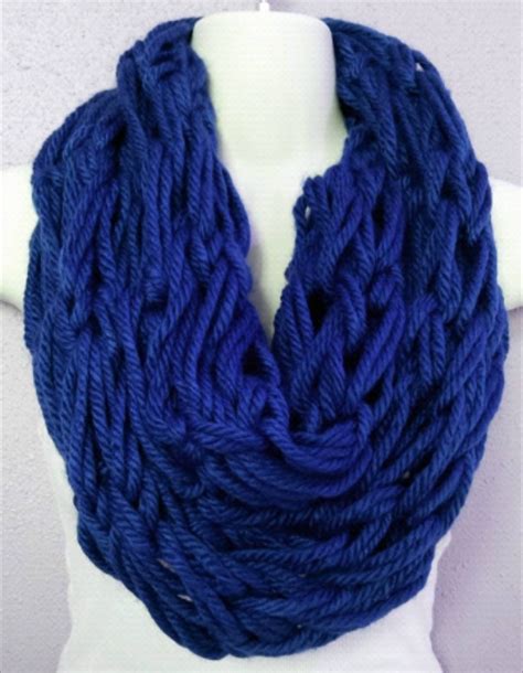 Dark Blue Infinity Scarf Blue Infinity Scarf Women's | Etsy