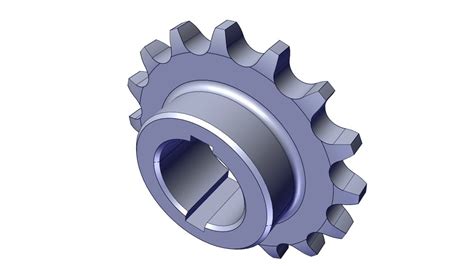 SolidWorks Tutorial - Roller Chain Sprocket - YouTube