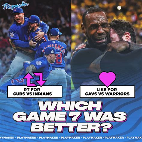 Playmaker on Twitter: "Which Game 7 do you think was better? 🔁 2016 ...