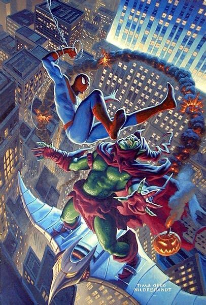 Spidey vs. Green Goblin | Marvel comics art, Marvel comics, Comics