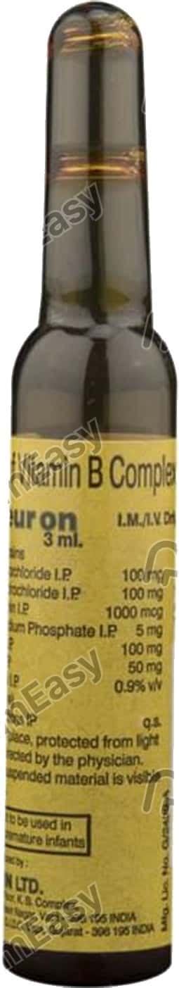 Optineuron Ampoule Of 3ml Injection: Uses, Side Effects, Price & Dosage | PharmEasy