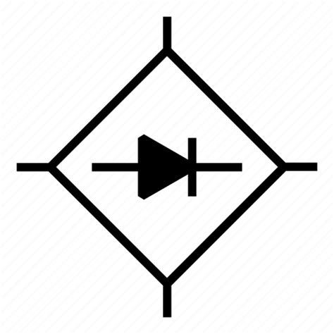 Bridge rectifier, component, diode, electronic, rectifier, semiconductor icon - Download on ...