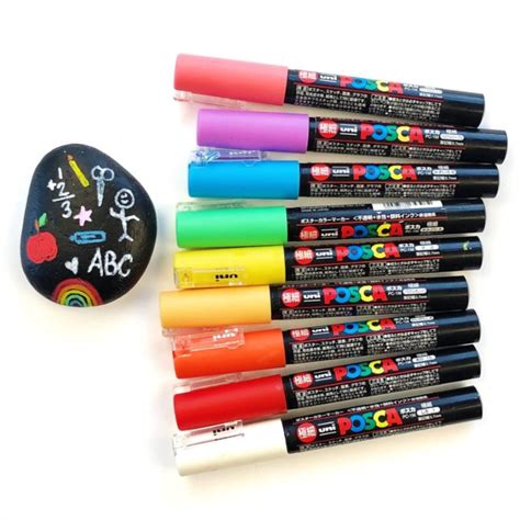 Painted Rock Ideas - Back to School Rocks