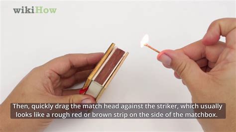 How to Light a Match - YouTube