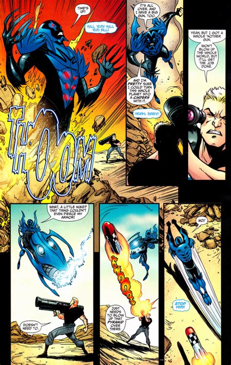 Blue Beetle (Jaime Reyes) vs Iron Man (Bleeding Edge) - Battles - Comic ...