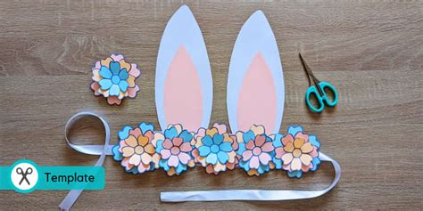 Easter Bunny Headband | Bunny Ear Craft (teacher made)