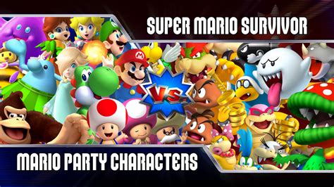 Super Mario Survivor #1 - Mario Party Playable Characters - Mario Party Legacy