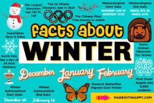 50+ January Fun Facts For Kids - Made with HAPPY