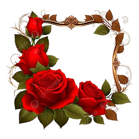 Beau Cadre De Fleur Rose Rouge Coloré PNG , Belle Rose Rouge Colorée, Cadre Fleur, Rose Fichier ...