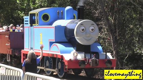 Riding a Real Thomas the Tank Engine Train Experience Highlights - YouTube