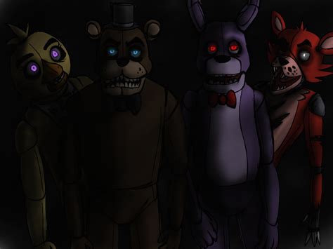 Five Nights at Freddy's characters wallpaper, Five Nights at Freddy's, animals, stuffed animal ...