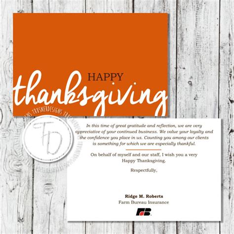 Corporate Thanksgiving cards by Trusner Designs. Visit our Etsy shop ...