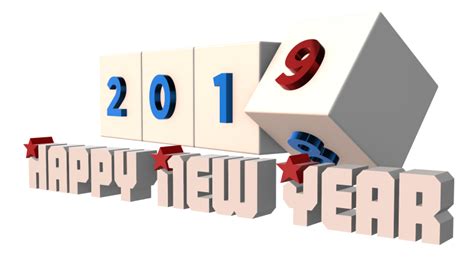 Happy New Year 3D Transparent Images (PNG) Free Downloads