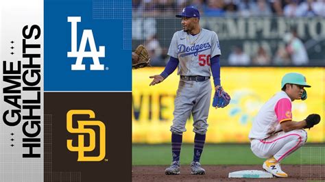 Dodgers vs. Padres Game Highlights (8/4/23) | MLB Highlights – Track ...