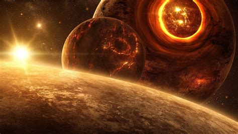 Download Sci Fi Planetscape HD Wallpaper