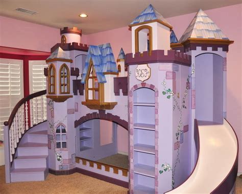 Amaya Castle Bed - Designed by Tanglewood Design | Castle bed, Girl bedroom decor, Kid beds