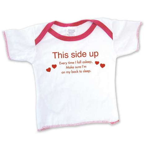 This Side Up t-shirt - newborn size : Noodle Soup