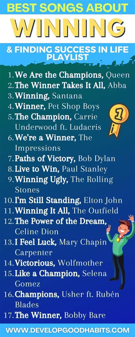 17 Very best Songs About Successful & Discovering Luck in Lifestyles - Happily Evermindset