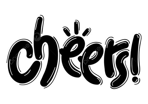 Cheers Word Vector, Cheers, Word, Text PNG and Vector with Transparent Background for Free Download