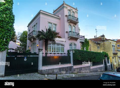 Lisbon, Portugal, luxury villa in the Lapa area Stock Photo - Alamy