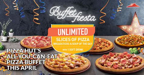 Pizza Hut Buffet Fiesta: All-you-can-eat pizza slices, breadsticks ...