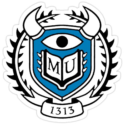 "Monsters University Logo" Stickers by Merwok | Redbubble