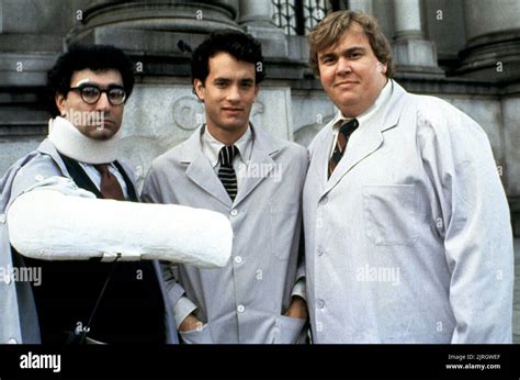 EUGENE LEVY, TOM HANKS, JOHN CANDY, SPLASH, 1984 Stock Photo - Alamy