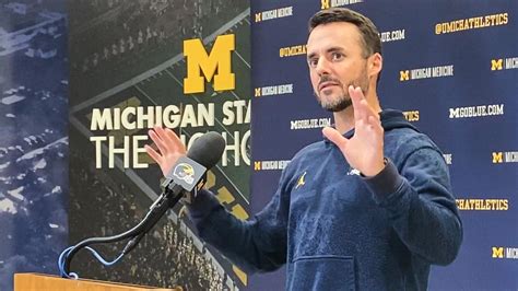 Michigan Football Defensive Coordinator Jesse Minter Talks Maryland ...