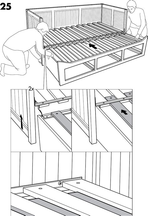 Ikea Hemnes Day Bed W 3 Drawers Assembly Instruction