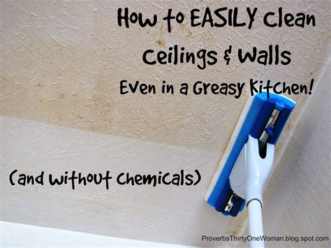 Proverbs 31 Woman: How to EASILY Clean Ceilings & Walls - Even in a Greasy Kitchen! | Cleaning ...