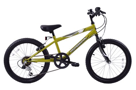 Professional Ranger 18" Wheel Boys Kids Mountain Bike 6 Speed gears Green Age 6+- Buy Online in ...