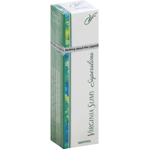 Virginia Slims Cigarette, Menthol, Superslims | Cigarettes | Foodtown