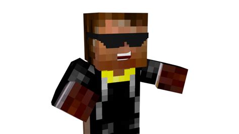 3D Minecraft Skin Render Pose