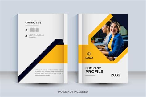 Premium Vector | Corporate a4 book cover design template