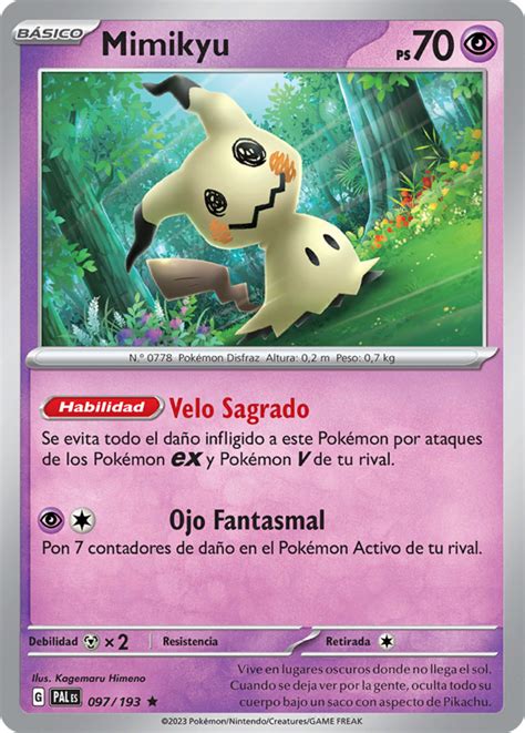 Mimikyu (Evoluciones en Paldea TCG) - WikiDex, la enciclopedia Pokémon