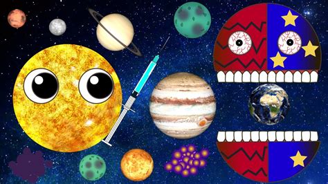 Funny Planets for kids Solar System Comparison Bad Planet Mischief and the Sun solar system name ...