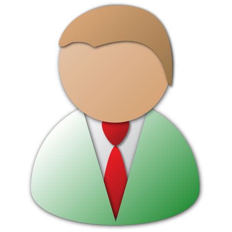 Business Person Vector Icon | Free SVG