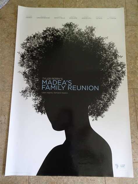 MADEA'S FAMILY REUNION - TYLER PERRY FILM POSTER - (ADVANCE) BLACK ...