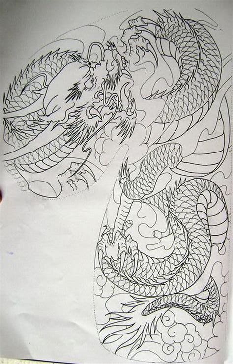 26 best Japanese Dragon Tattoo Stencil images on Pinterest | Dragon ...