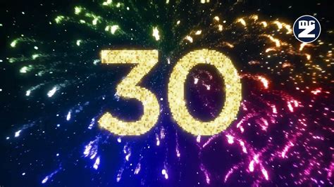 ⏳ HD #Countdown 30 seconds #colorful #fireworks - ⏱ Timer 30 seconds with music - 30 秒倒數