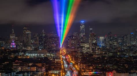 Market Street lights return for Pride weekend - Axios San Francisco