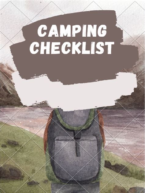 Checklist Camping | PDF