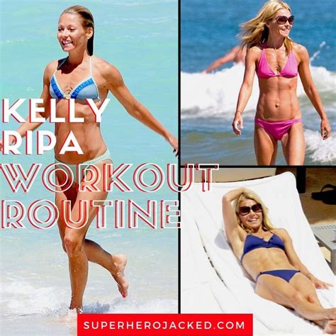 Kelly Ripa Workout Routine and Diet Plan | Kelly ripa workout, Workout ...