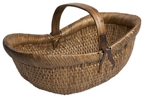 Farmer's Basket - Traditional - Baskets - by Wisteria