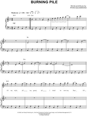 "Burning Pile" Sheet Music - 1 Arrangement Available Instantly - Musicnotes