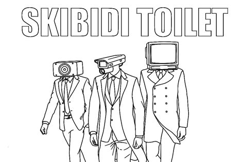 G-Man Skibidi Toilet coloring page - Download, Print or Color Online ...