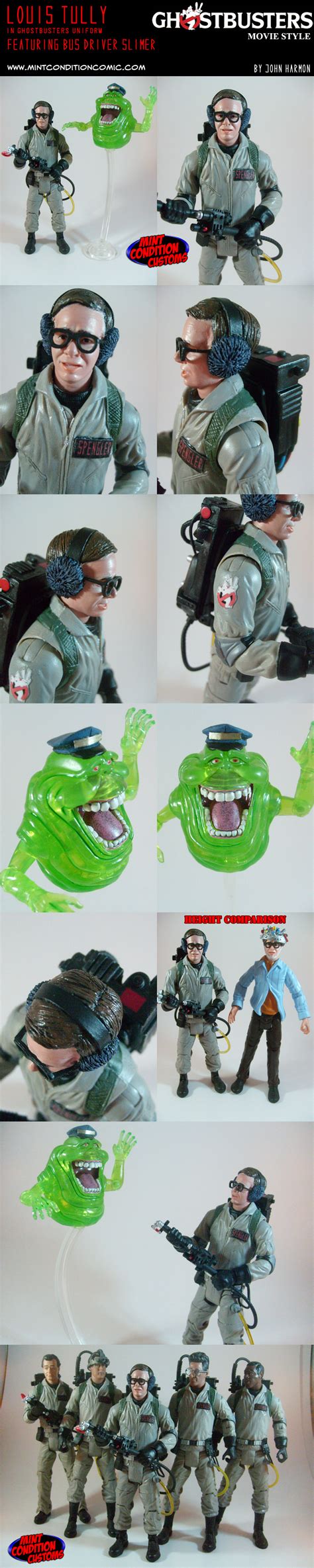 Louis Tully with Bus Driver Slimer, Ghostbusters 2 Style - Created April 15, 2011 - Mint ...