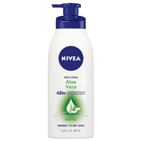 NIVEA Aloe Vera Body Lotion with Deep Nourishing Serum, 16.9 Fl Oz Bottle - Walmart.com