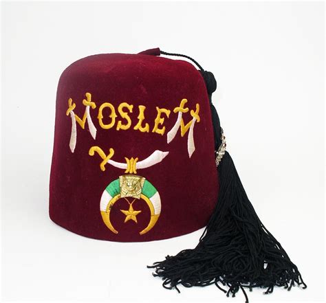 Vintage Moslem Masonic Shriners Fez Hat w/ by Antiquesonkent