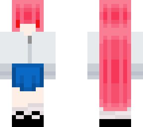 Pink-haired girl | Minecraft Skin